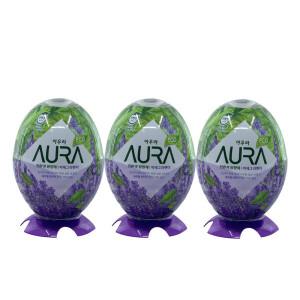 아우라 에코빅에그 방향제 라벤더향440ml 3개