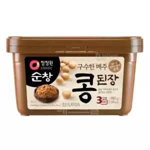 청정원 순창 구수한 메주 콩된장(사각) 900g