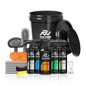 로드위너 세차용품 18종 세트 자동차 셀프세차 / 발수코팅 / 유막제거 / 카샴푸 / 타이어 광택 / 휠 클리너 / 철분제거