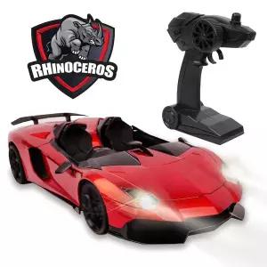 [토이게이트]1:14스케일 라이노세로스 스파이더 세계명차 라이트효과 자동도어오픈 리모콘 무선조종 RC카