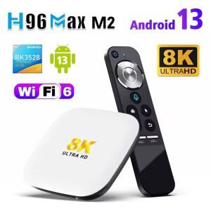 셋톱 박스 안드로이드 TV 13 0 RK3528 4GB RAM 64GB ROM 지지대 와이파이 6 BT5 8K 비디오 H96MAX M2