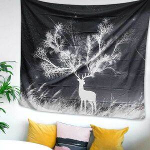 [오너클랜]패브릭 포스터 커튼 M 빈티지 감성인테리어