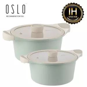 (OSLO) 마린 세라믹인덕션냄비 2종(B)SET(20+24)