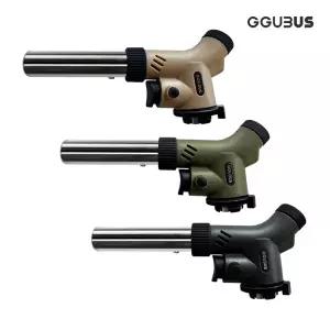 꾸버스 터보 가스토치 가스라이터 캠핑 요리 자동토치 액화방지 원터치 자동점화