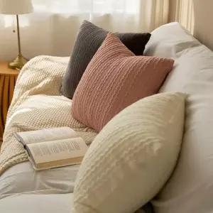 [샤이닝홈]리버블 윈터팔레트 쿠션&방석커버 50x50