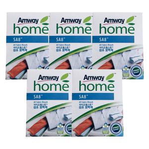 암웨이 세탁세제 SA8 바이오퀘스트 섬유 표백제 1kg 5개