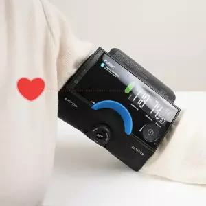 휴비딕 혈압계 커프일체형 혈압측정기 자동전자 가정용 HBP20A 건전지 파우치 포함