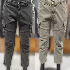 [버커루]남성 가먼트 스웨이드 스판 카고 밴딩 팬츠_US