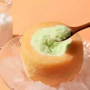 [푸딩팩토리] [낱개] 리얼과즙 멜론 샤베트 130ml  메론 셔벗 과일칵테일 과일소주