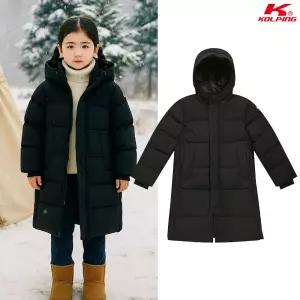 콜핑 2284OK558U 보온 웰론 키즈 공용 벤치코트 롱패딩