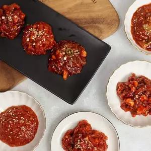 짜지않은 저염 젓갈 5종  오징어 낙지 꼴뚜기 갈치속젓 어리굴젓) 500g