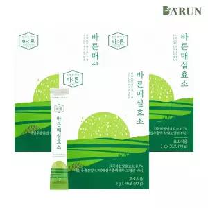 [바른] 저분자 푸른 매실 효소 30포x3박스(총 90포)