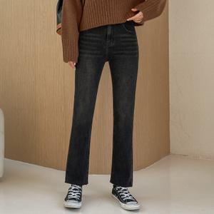 [시크릿라벨] 히든밴딩기모컷팅스판팬츠