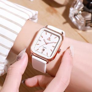 남자 손목시계 여성 쿼츠 가죽 커플 아날로그 선물 캐주얼 고급 얇은 사각 패션 명품 메탈 수능 방수 시계