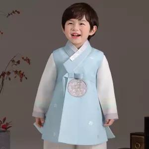 [더예한복] QT912-맑은하늘 남아한복 아동한복