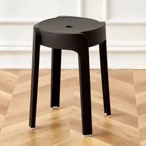 의자 스툴 원형 간이 플라스틱 보조의자 스텝스툴 등받이없는