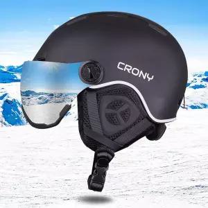 [하프클럽/]크로니 인몰드 스키 헬멧 고글 일체형 스노우보드