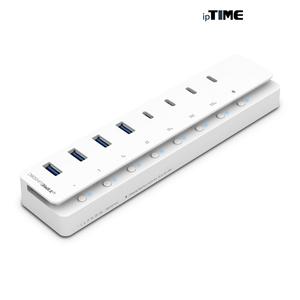 ipTIME UH508C 8포트 USB3.0 허브 유전원