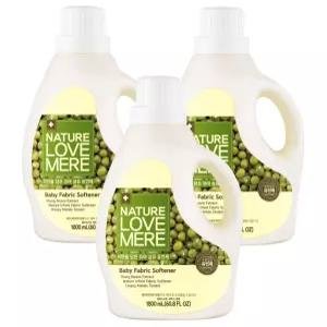 네이쳐러브메레 아기섬유유연제 녹두 용기형 1800ml 3개