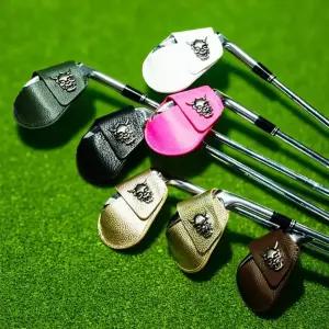 비에스몰 데빌 골프 아이언 소가죽 헤드 커버