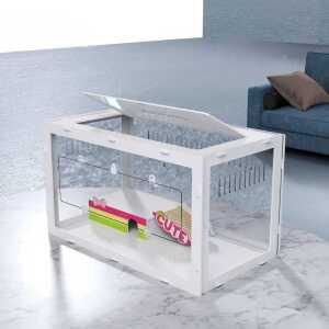 대형 햄스터 사육장 기니피그 고슴도치 케이지 놀이터 아크릴 은신처