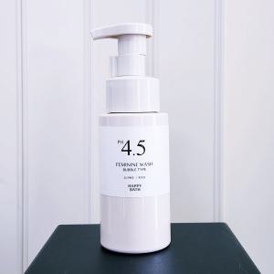 해피바스 PH4.5 약산성 로즈 버블 청결제 250g 정품