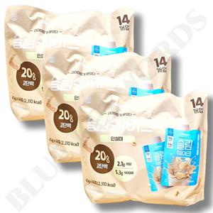 랩노쉬 슬림쉐이크 인절미맛 45g x 14포 x 3팩 6주분