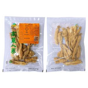 고려인삼 건삼 백삼 5년근 피부직삼 2등 15뿌리 300g (지퍼팩)