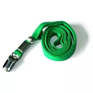 유니온 명찰 전용 클립형 목걸이줄 녹색 (NT0046) (10개입) (이름표 미포함)