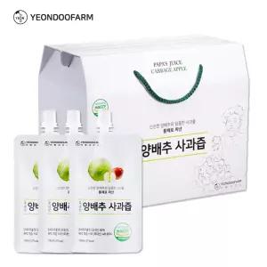 [연두팜] 아빠의주스 양배추사과즙 100ml 40개입