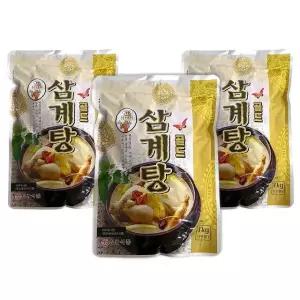 부광식품 국내산 삼계탕 골드 1kg 3팩