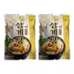 부광식품 국내산 삼계탕 골드 1kg 2팩