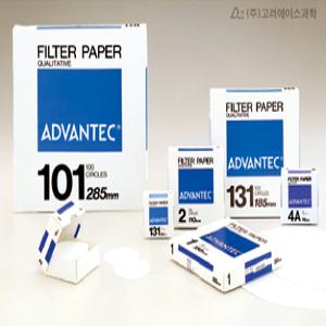 어드밴텍 AD.001090 정성 여과지 No.1 90mm dia. 00011090 Advantec 100/팩