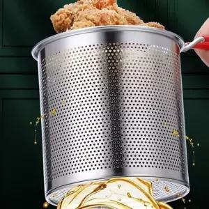 튀김용 냄비 거름망 세트 304스텐레스 (WBE6B4A)