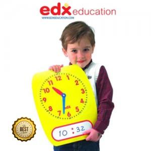 시간학습용 교사 시계교구 시침 분침 시간교육 모형시계 유치원 시간배우기