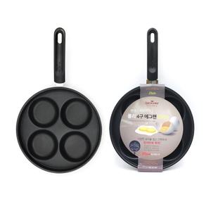 퀸센스 가스레인지 계란 팬케이크 에그 후라이팬 달걀 프라이 4구 팬