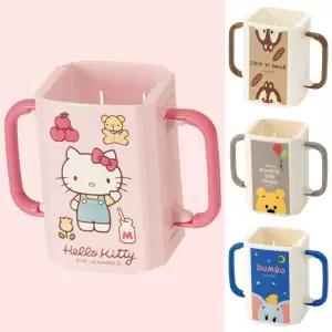 캐릭터 팩음료홀더 접이식 손잡이 두유홀더 종이팩 주스 우유 고정 케이스 외출 휴대용 유아