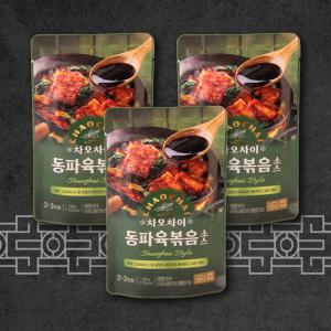 차오차이 동파육볶음소스 100g x3개 맛있는 간편식 요리형
