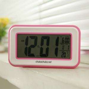 New 알람탁상시계(핑크) 스마트 터치