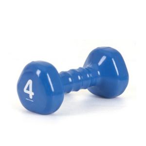 아이워너 PVC 삼각아령 4kg 1개 컬러아령 홈트레이닝 미용 헬스 덤벨 바벨