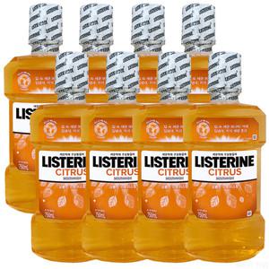 존슨앤존슨 리스테린 내추럴 시트러스 구강청결제 750ml 8개