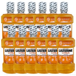 존슨앤존슨 리스테린 내추럴 시트러스 구강청결제 750ml 12개