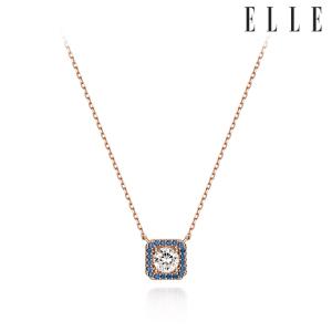 [엘르주얼리] 블루밍 스퀘어 목걸이 ELBRNN023