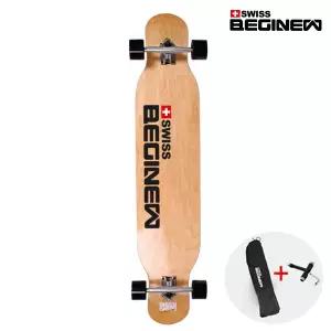 [스위스비기뉴]스위스비기뉴 롱보드 46인치 우드 스케이트 댄싱 입문