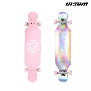 롱보드 42인치 플래싱 핑크 스케이트 입문