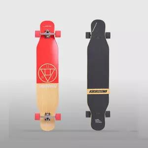 롱보드 46인치 레드 스케이트 입문 댄싱