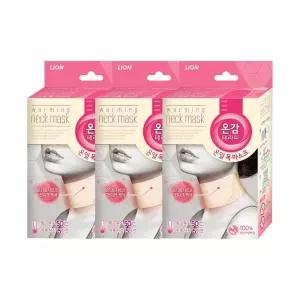 [라이온코리아]온감테라피 온열 목 마스크 내추럴 아로마 5매입 3개