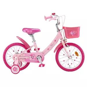 캐치티니핑 어린이 자전거 16인치 하츄핑 2025년형 보조바퀴 네발자전거 / 번호키 포함 (반조립)