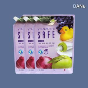 [기타] 세이프 주방세제 천연미네랄 리필 1000ML 3개