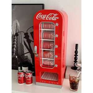 코카콜라 미니 자판기 빨간색 냉장고 레트로 레드 소품